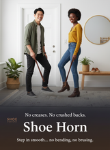 Load image into Gallery viewer, Wooden Long-Handle Shoe Horn